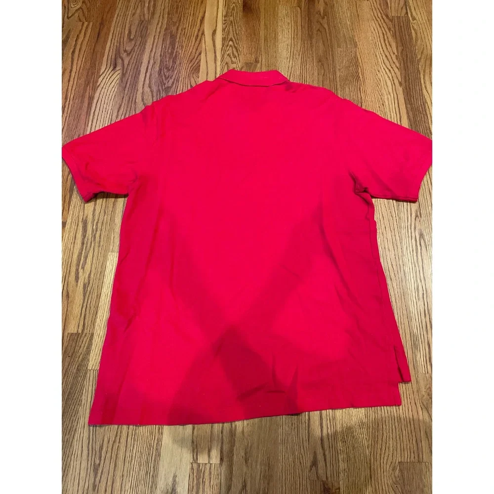 Polo Ralph Lauren Men's Polo Shirt XLT Red Short Sleeve Cotton Mesh Pony Logo